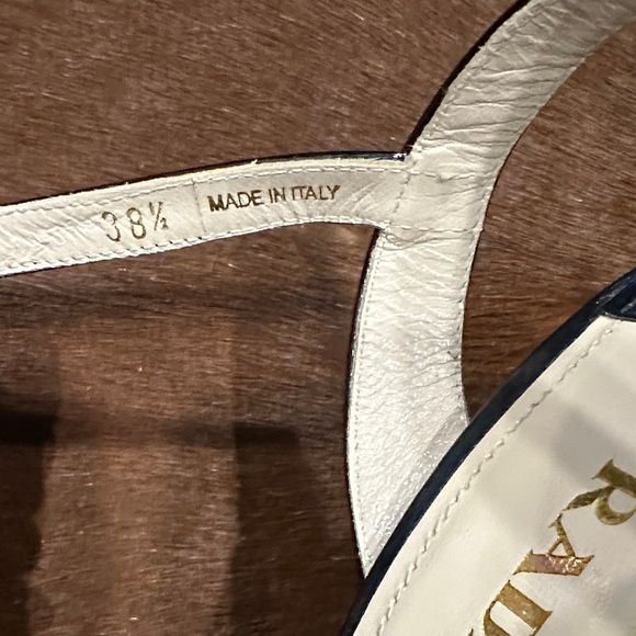 Prada Black Patent Leather Wedges - Picture 4 of 5